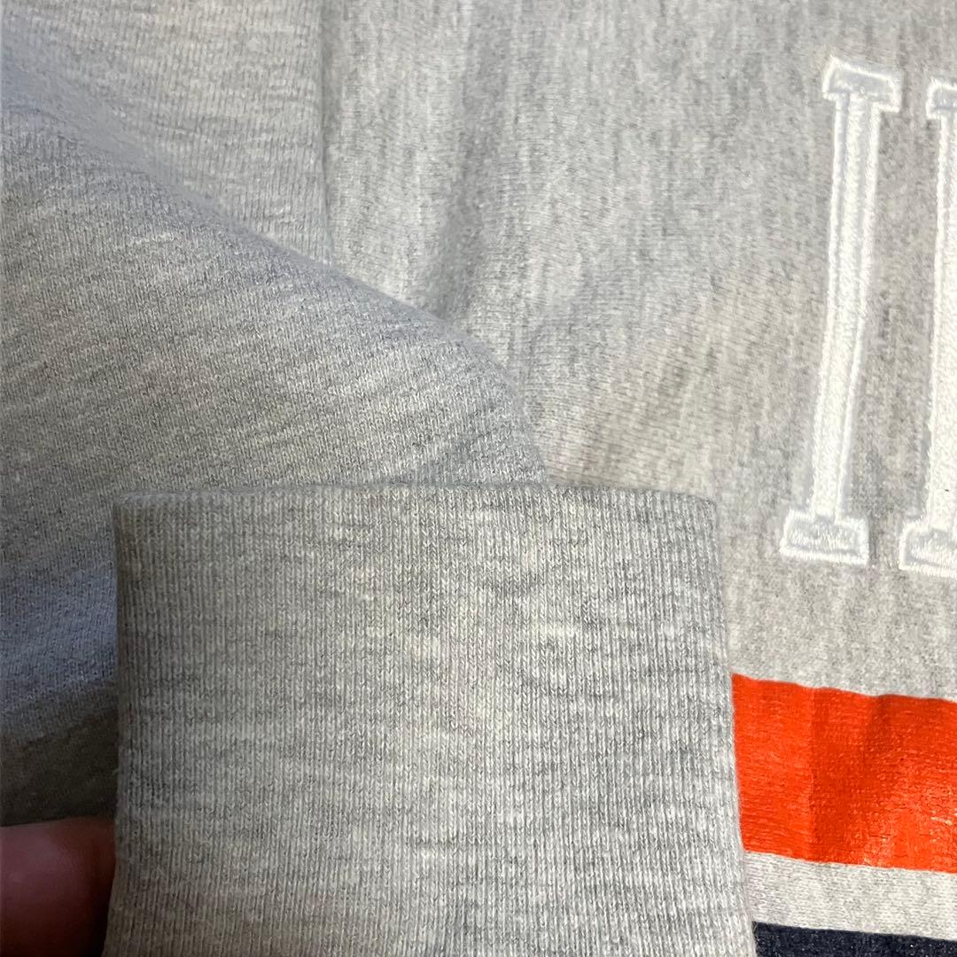 80’s トリコタグ　チャンピオン　リバースウィーブ　ILLINOIS ミント