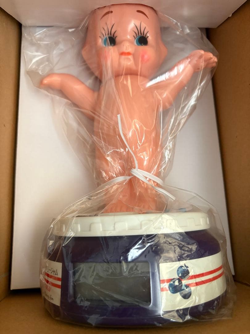 アオハタブルーベリージャム　キユーピー人形　目覚まし時計　懸賞品　美品