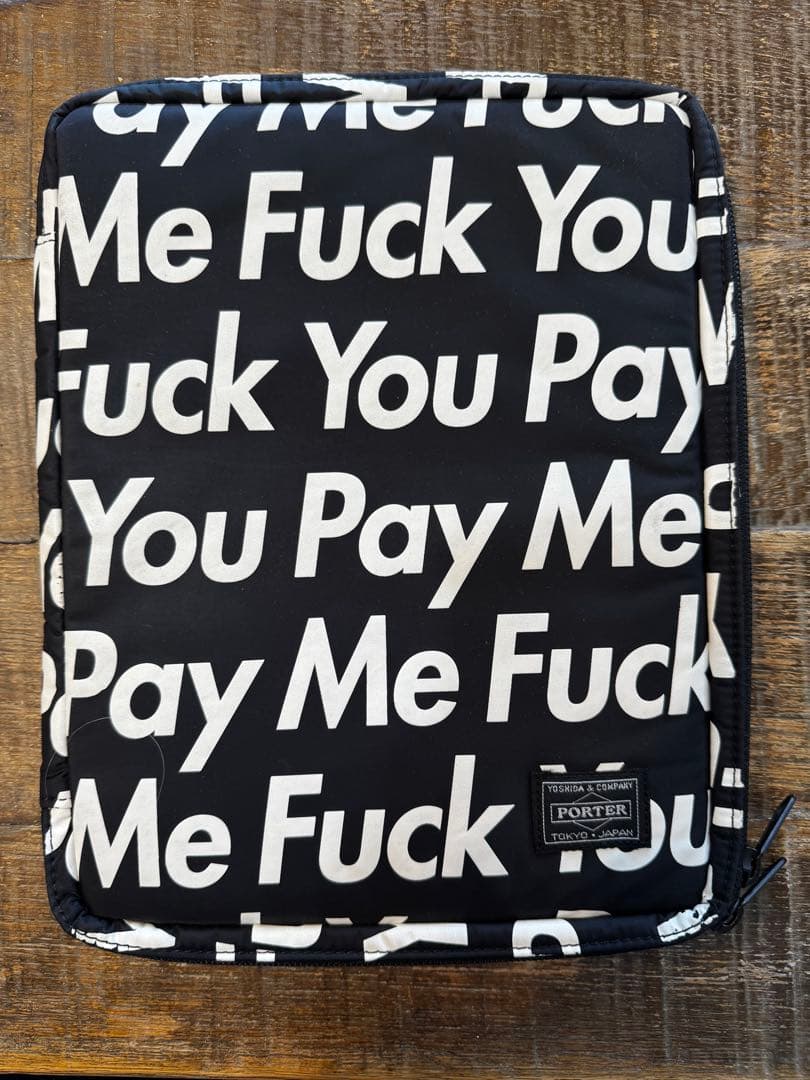 Supreme × PORTER “Pay Me” コラボ iPadケース