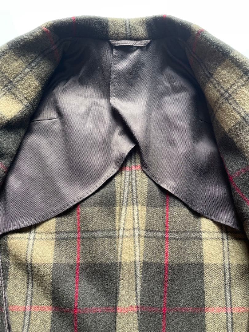 LE VERNEUIL ルヴェルヌイユ　チェック柄ウールジャケット　メンズS