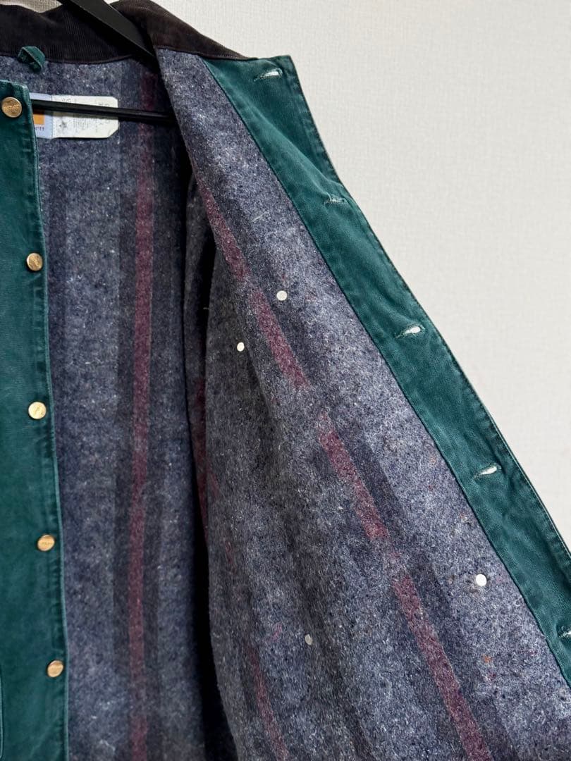 超スペシャル 80s 星タグ カーハート チョアコート XL グリーン 緑