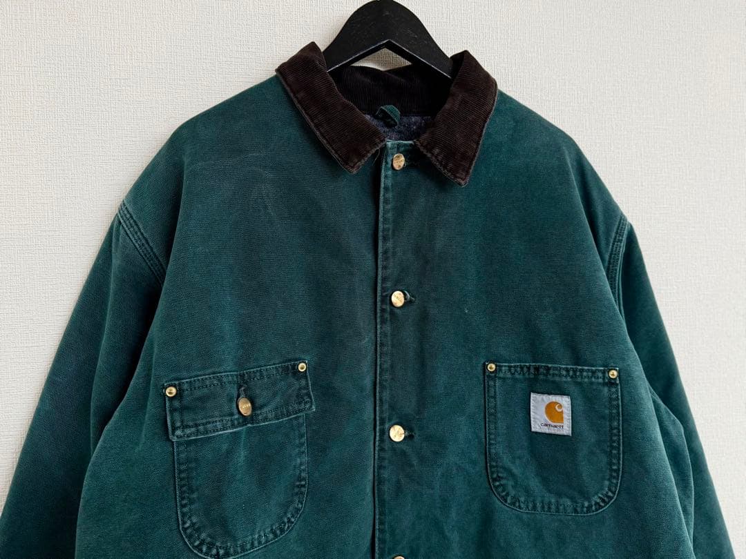 超スペシャル 80s 星タグ カーハート チョアコート XL グリーン 緑