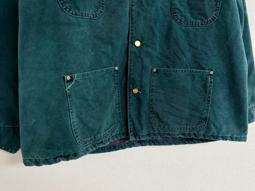 超スペシャル 80s 星タグ カーハート チョアコート XL グリーン 緑