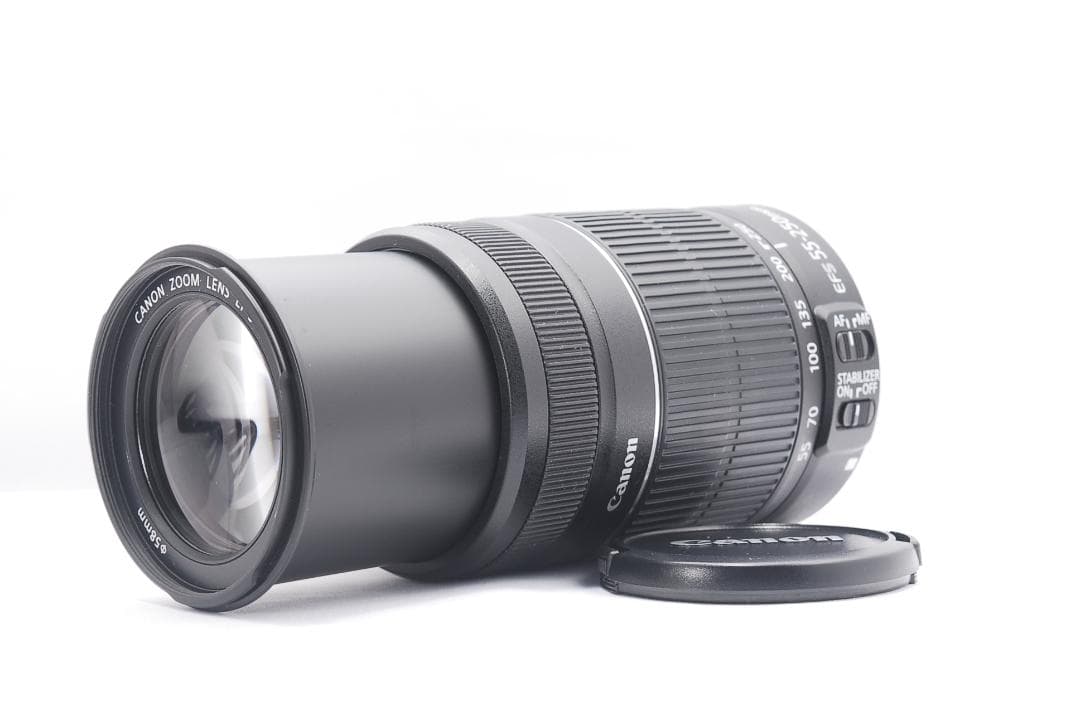 【美品】Canon EF-S 55-250　IS　Ⅱ　高機能望遠レンズ