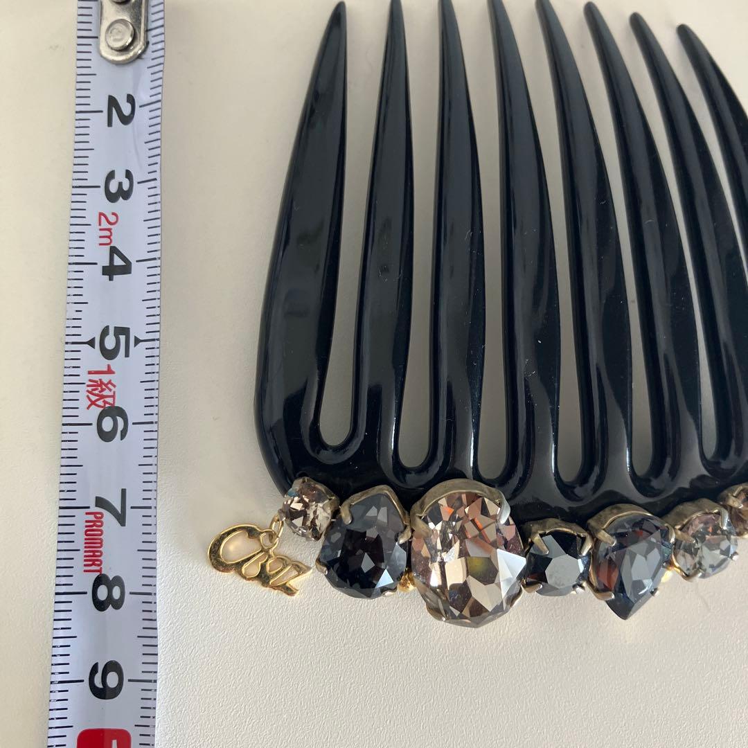 大きなスワロ付きコーム