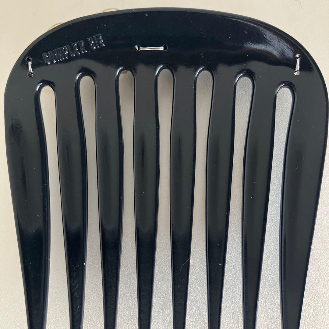 大きなスワロ付きコーム