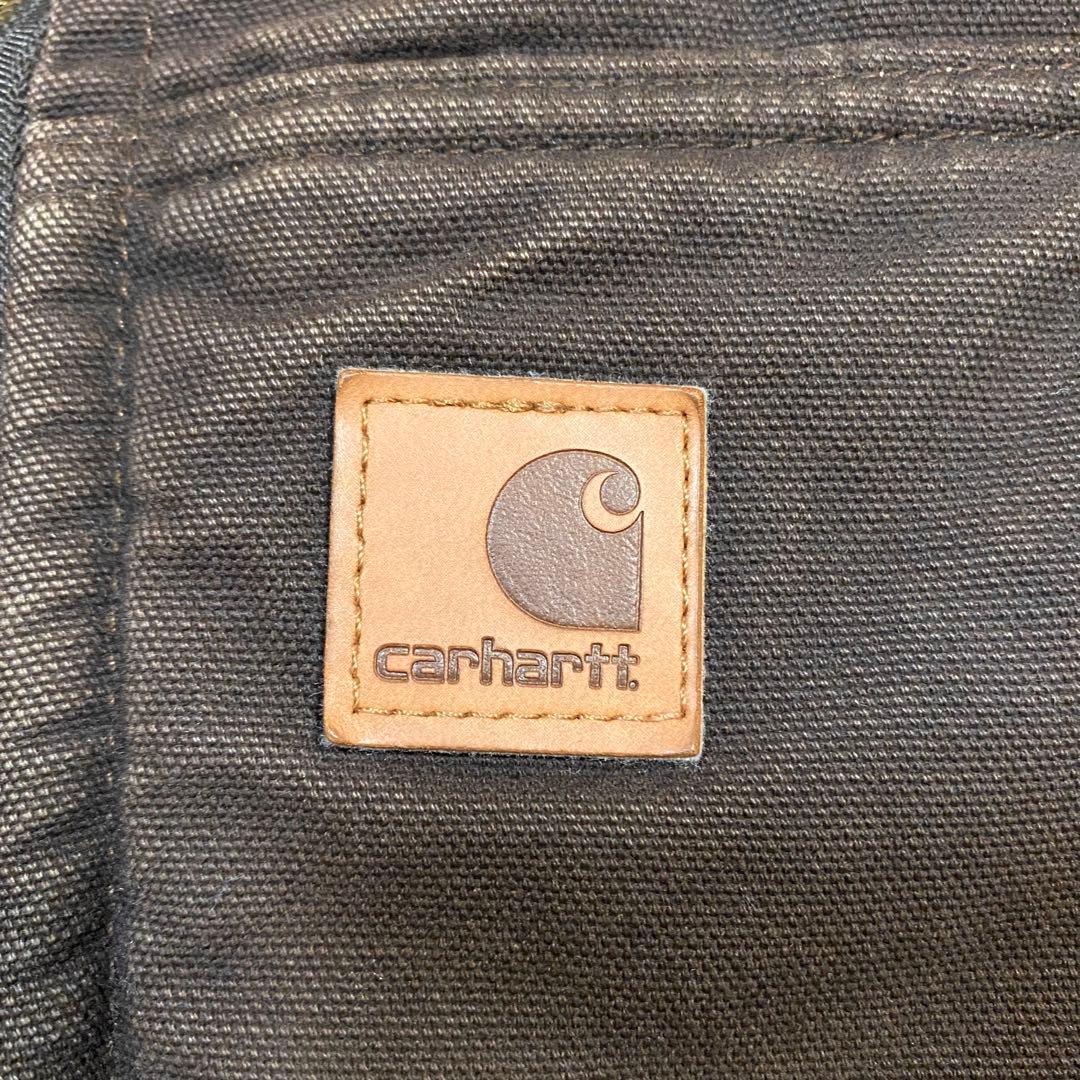 carhartt カーハートV26 ダックボアベスト　ダークブラウン　フェード