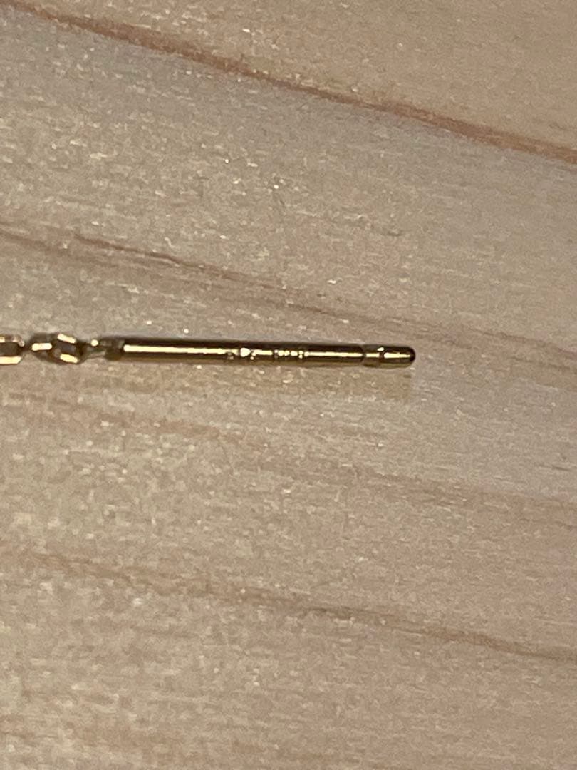 【ete】K18YG アメリカンピアス(片耳用)