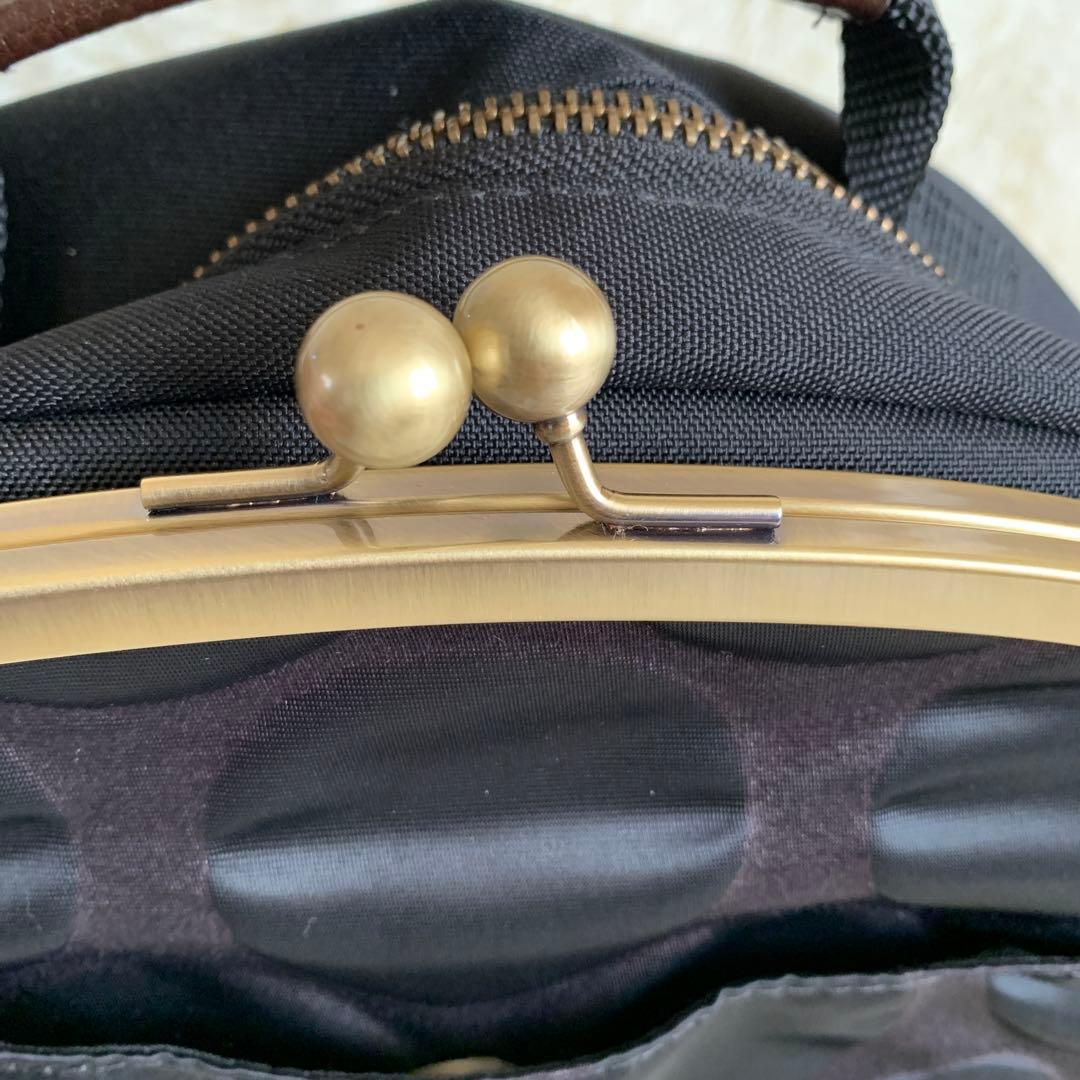 まさ。様AYANOKOJI あやのこうじ がま口ポシェット型ボディバッグ ドット