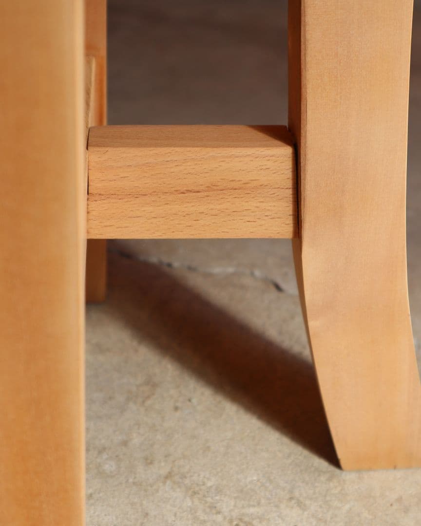 最終値下げ　クリーンなブナの丸スツール　古道具 古家具 アンティーク カフェ