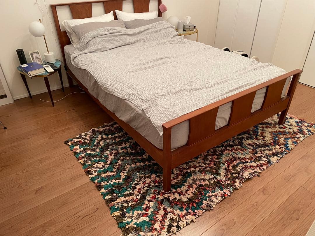 アクメファニチャー ダブルベッドフレーム　直接引き渡しのみ