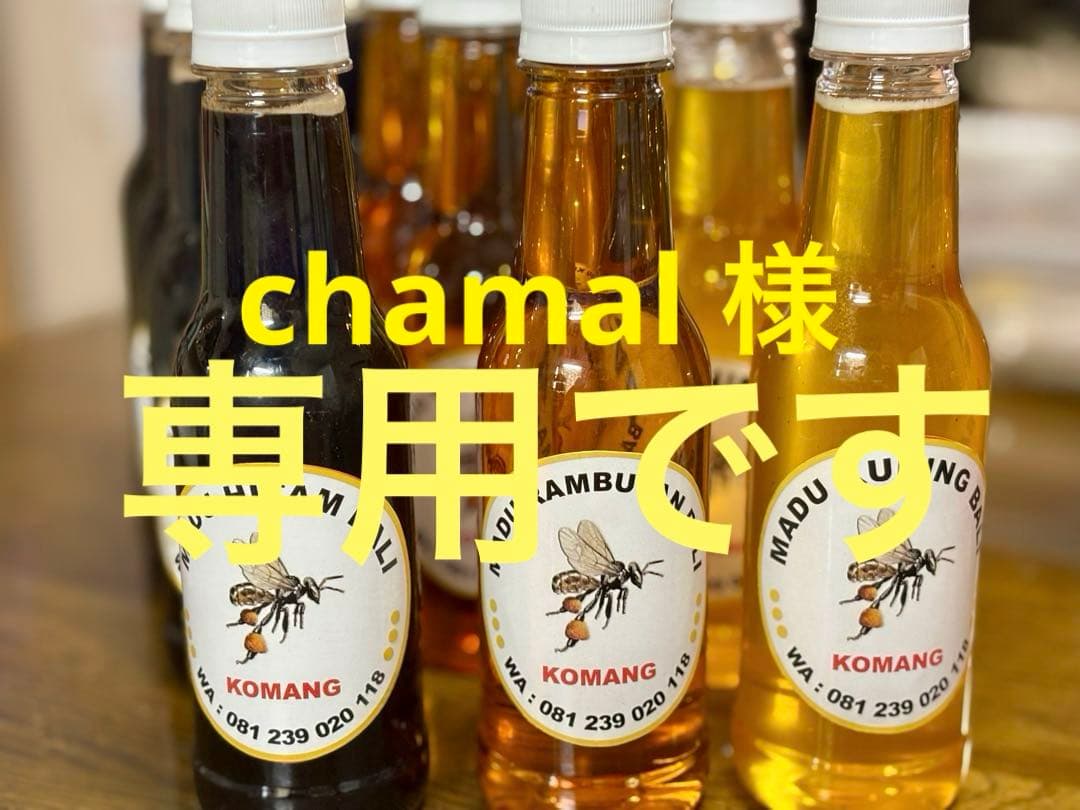 chamal様 野生種の蜂蜜(完全非加熱)3種類セット、モリンガシードオイル2本