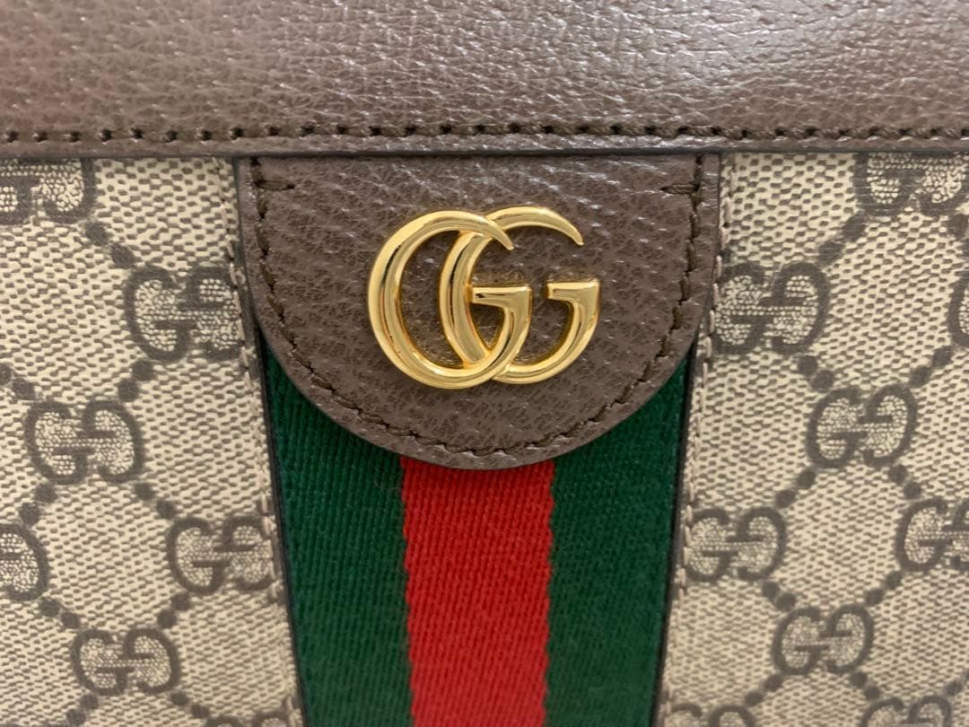 グッチ(Gucci) ショルダーバッグ503877 レザー ベージュ 美品