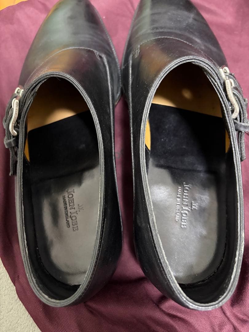 ジョンロブ JOHN LOBB チャペル 6E ブラック 純正シューツリー付