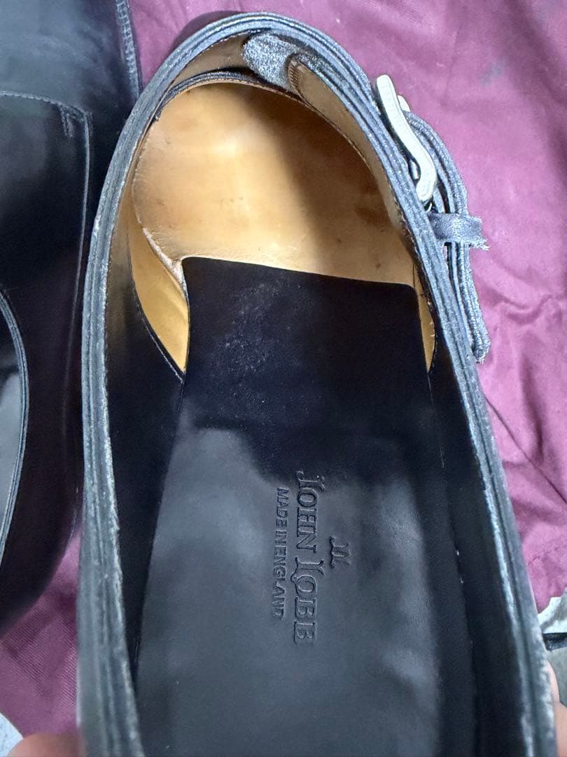 ジョンロブ JOHN LOBB チャペル 6E ブラック 純正シューツリー付