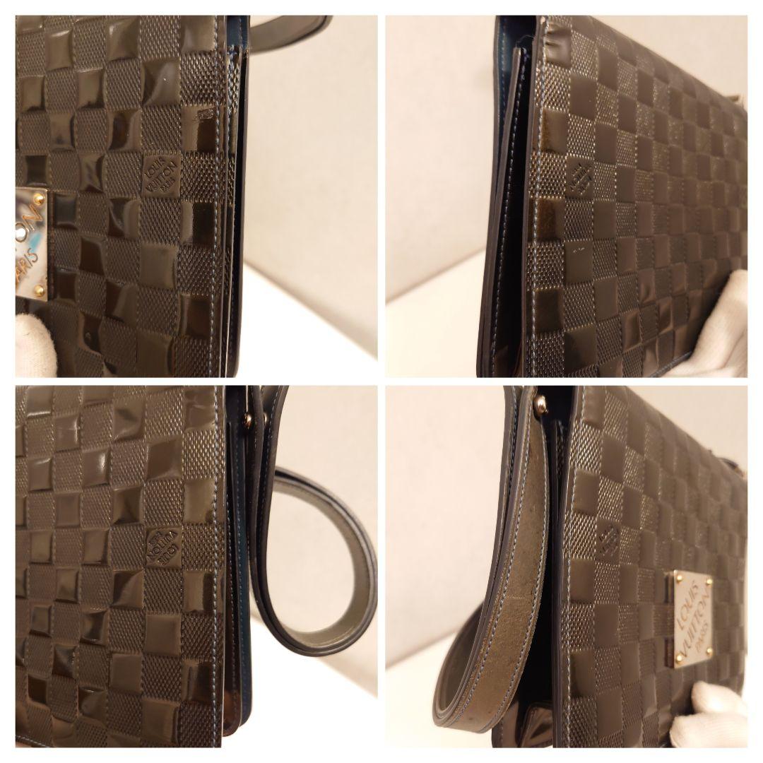 ルイヴィトン ダミエ ヴェルニ キャバレー ハンドバッグ ショルダーバッグ