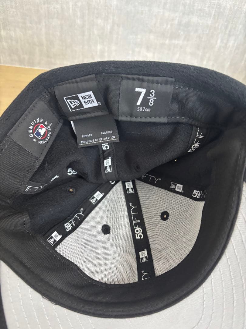 NEW ERA フリップダウン ニューヨーク・ヤンキース ブラック キャップ