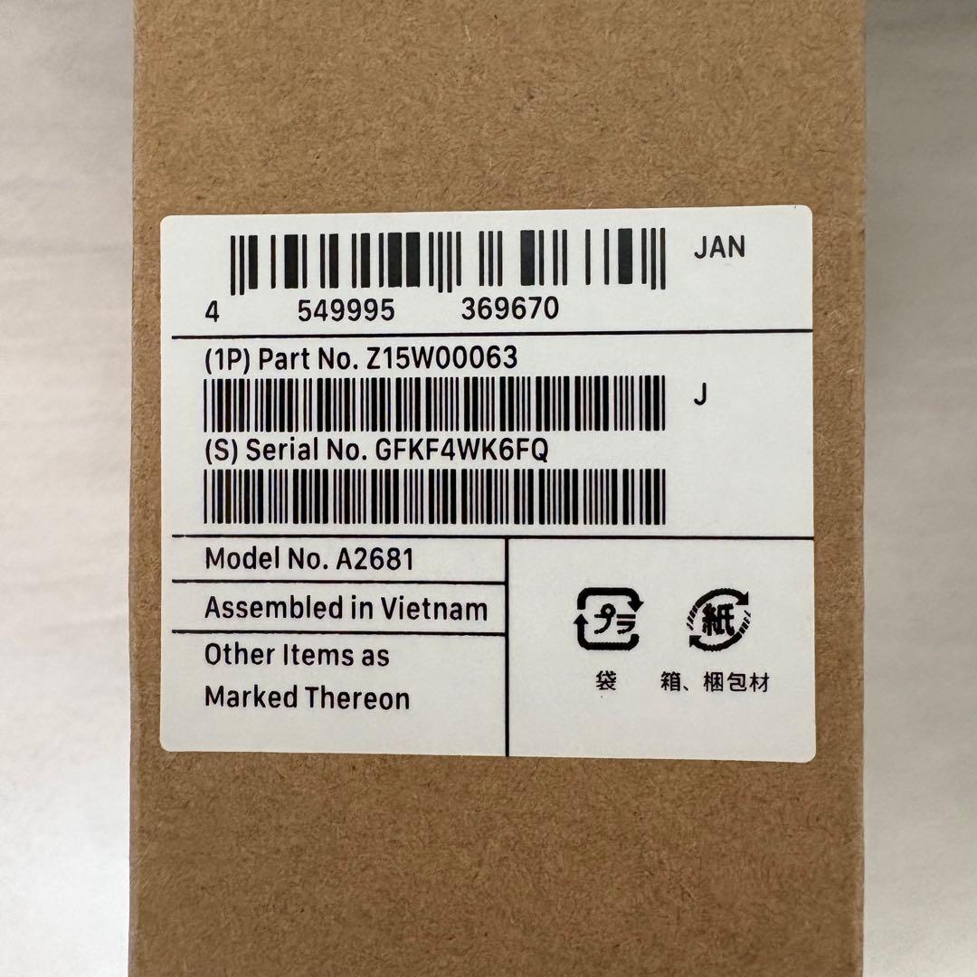 【美品】Apple MacBook Air m2 / A2681