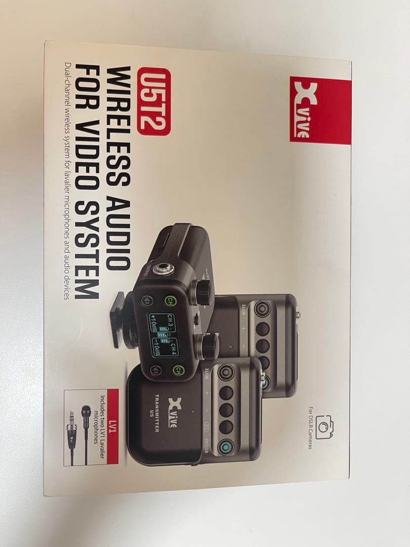 Xvive U5T2 ワイヤレス ピンマイク