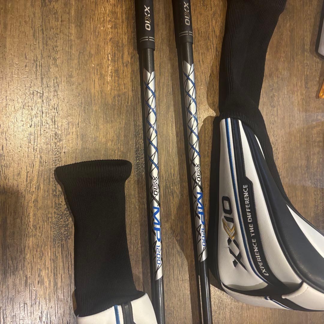 ２点セット　XXIO MP1200 ドライバー　3番　まとめ売り　ヘッドカバー