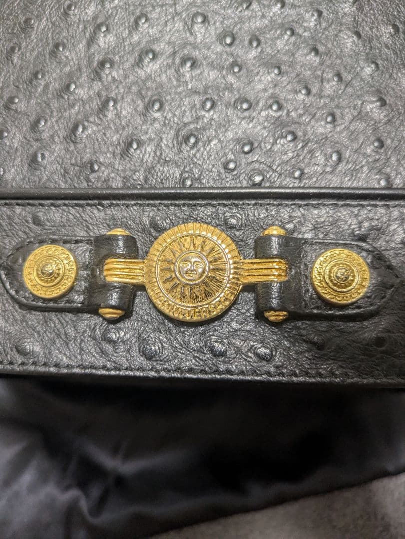 ヴェルサーチ VERSACE ハンドバッグ レザー バニティ