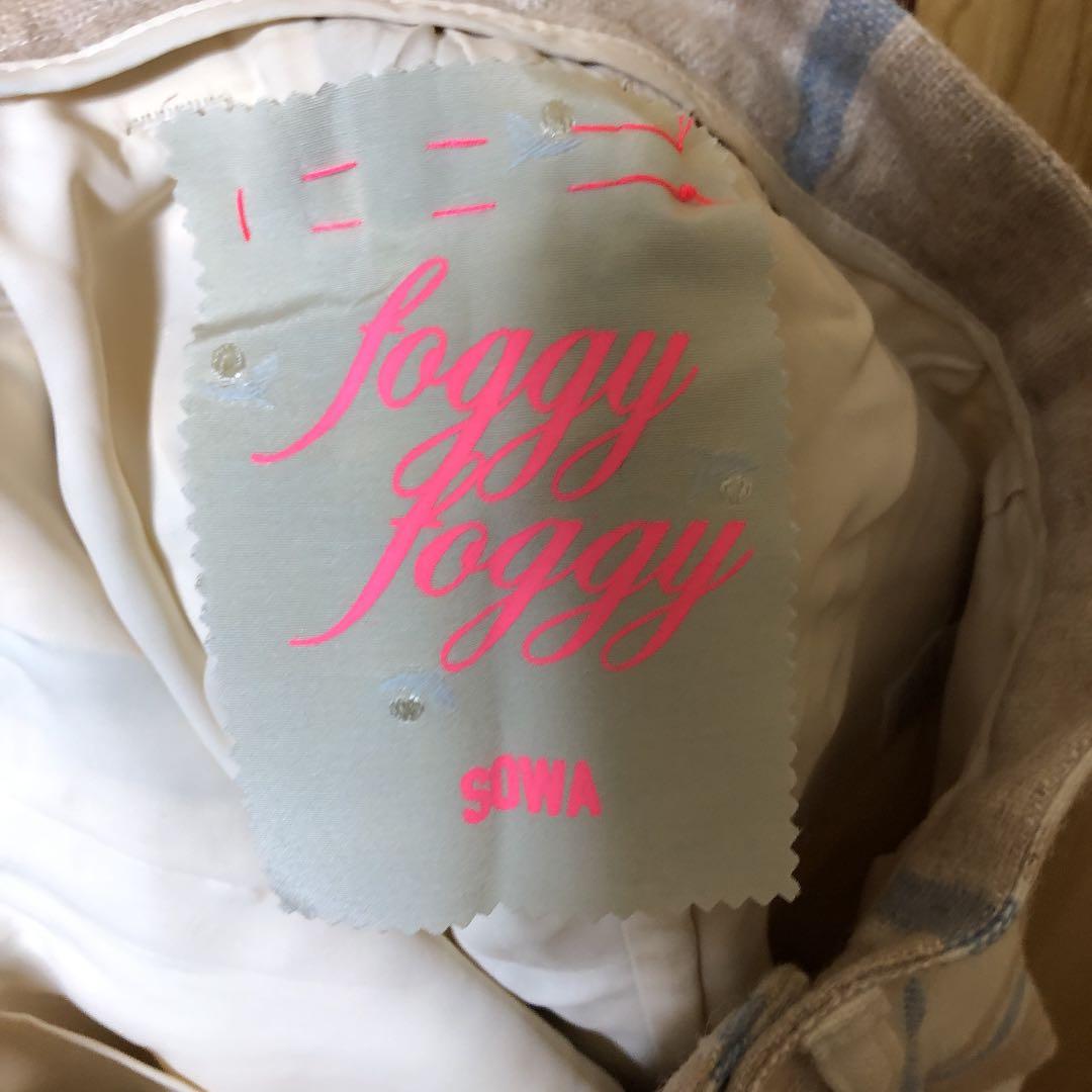 期間限定　SOWA チェック　ウールパンツ