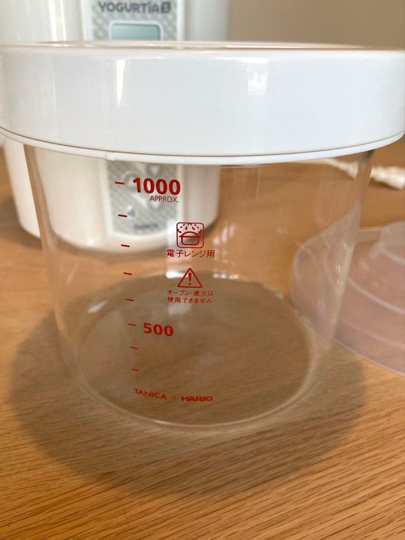 TANICA タニカ　ヨーグルティアS YS-01 GW ガラスポット2個