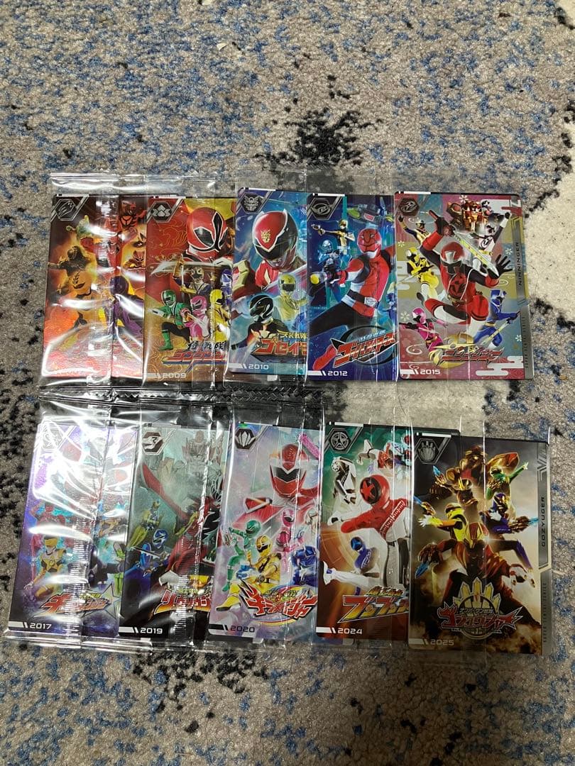 イタジャガ スーパー戦隊 コンプリートセット　30セット60枚　50種類