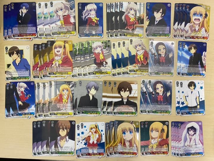 【4コン】ヴァイスシュヴァルツ デッキ　パーツ　Charlotte