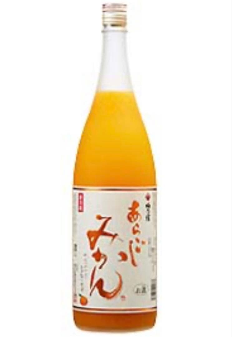 もえ　あらごしみかん2本ともも1本とみっく酒2本とゆず1本　計6本セット