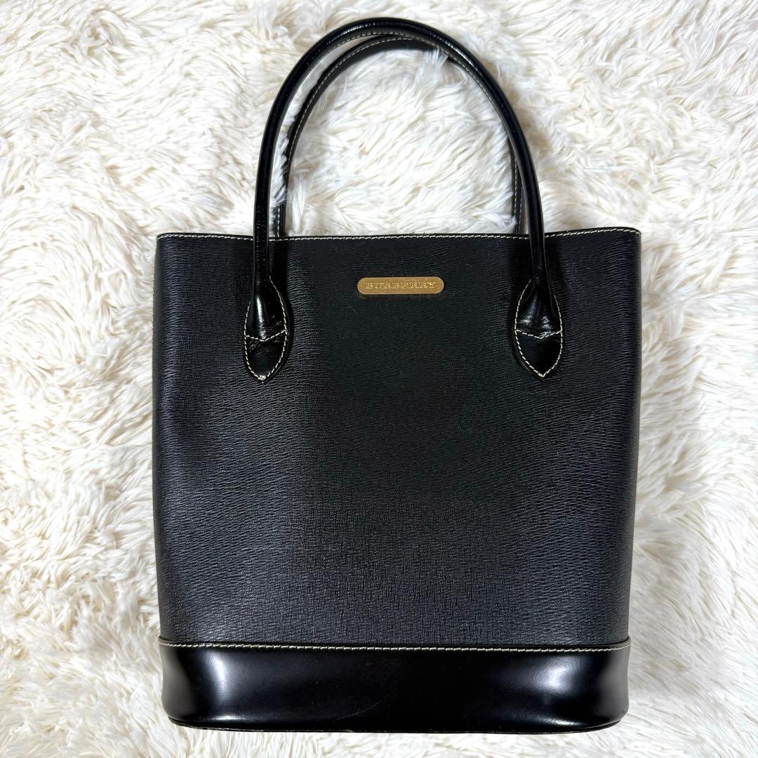 Burberry バーバリー ハンドバッグ レザー ノバチェック ゴールド金具