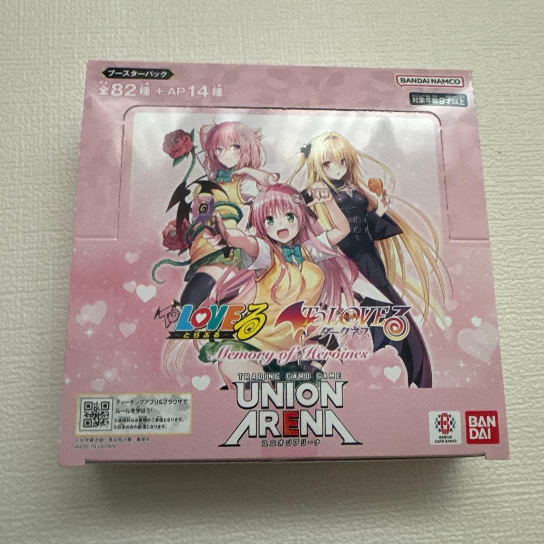 【新品未開封】初版　ユニオンアリーナ　ToLOVEる　1BOX テープ付き