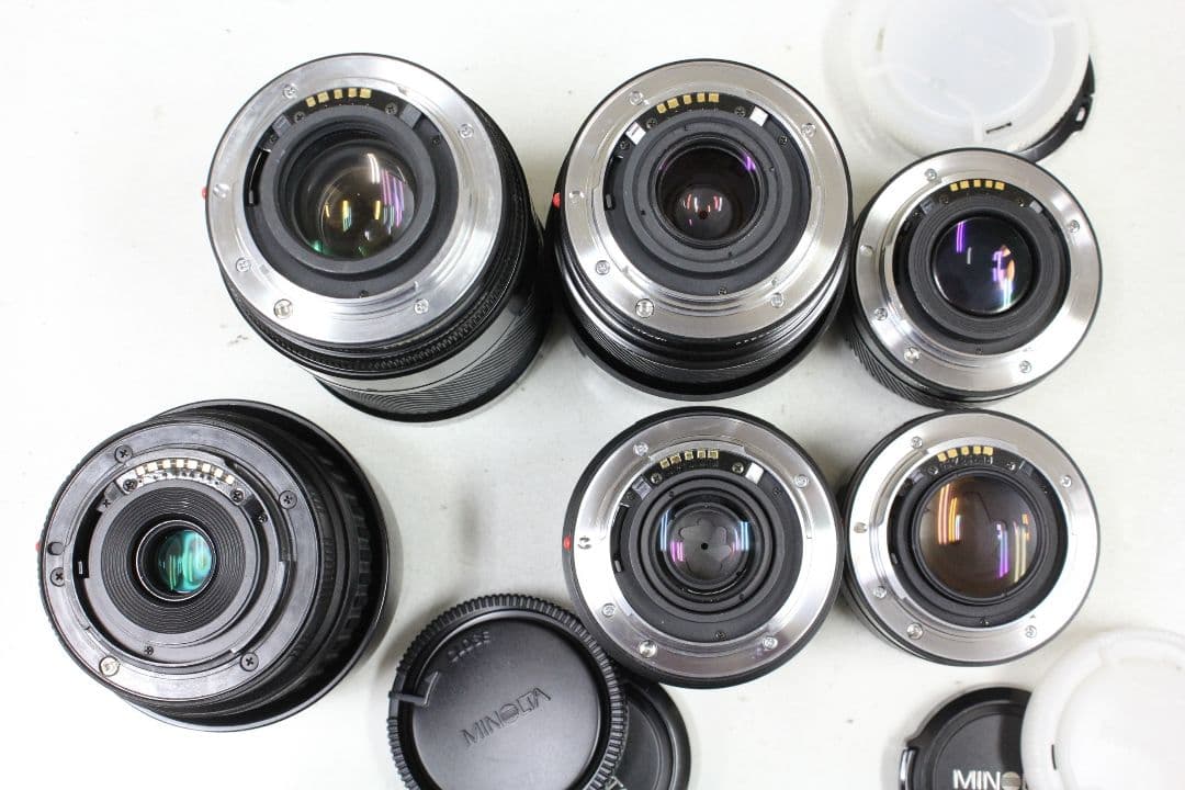 ミノルタAマウントレンズ ６本 ジャンク品 50mm F1.4 等