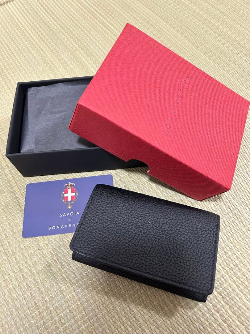 BONAVENTURA ボナベンチュラ 名刺入れ ブラック 新品・正規品