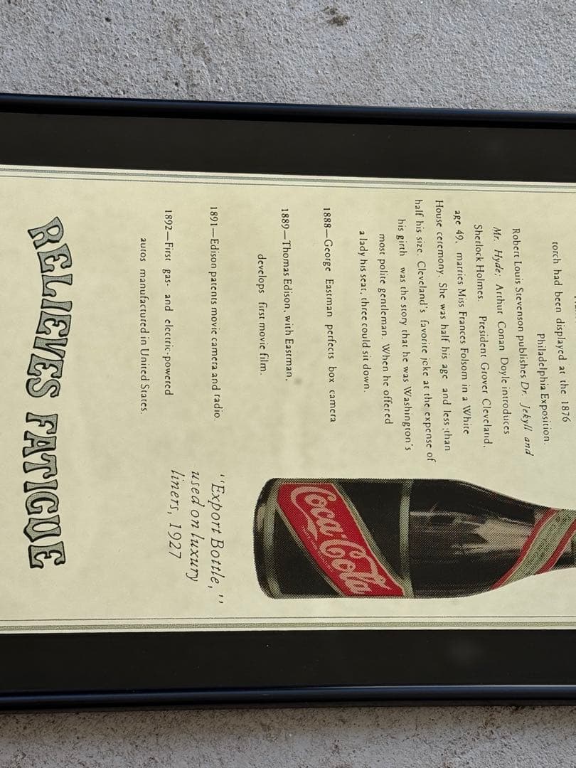 コカコーラパブミラー　希少