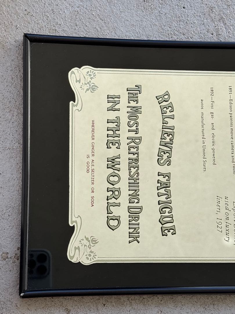 コカコーラパブミラー　希少