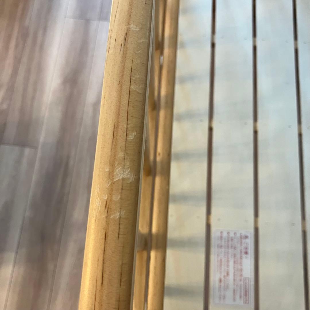 ノモック　Wオープンハイタイプ　ミニベビーベッド ナチュラル