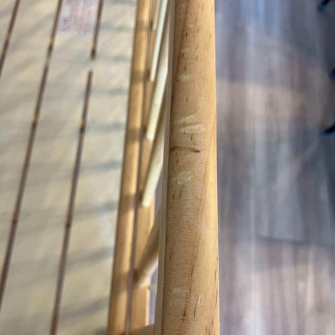 ノモック　Wオープンハイタイプ　ミニベビーベッド ナチュラル