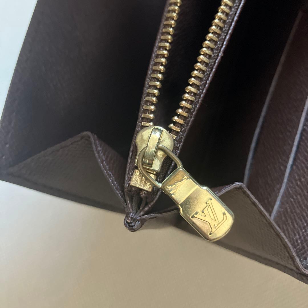 【あーちゃん】ダミエ　長財布　二つ折り