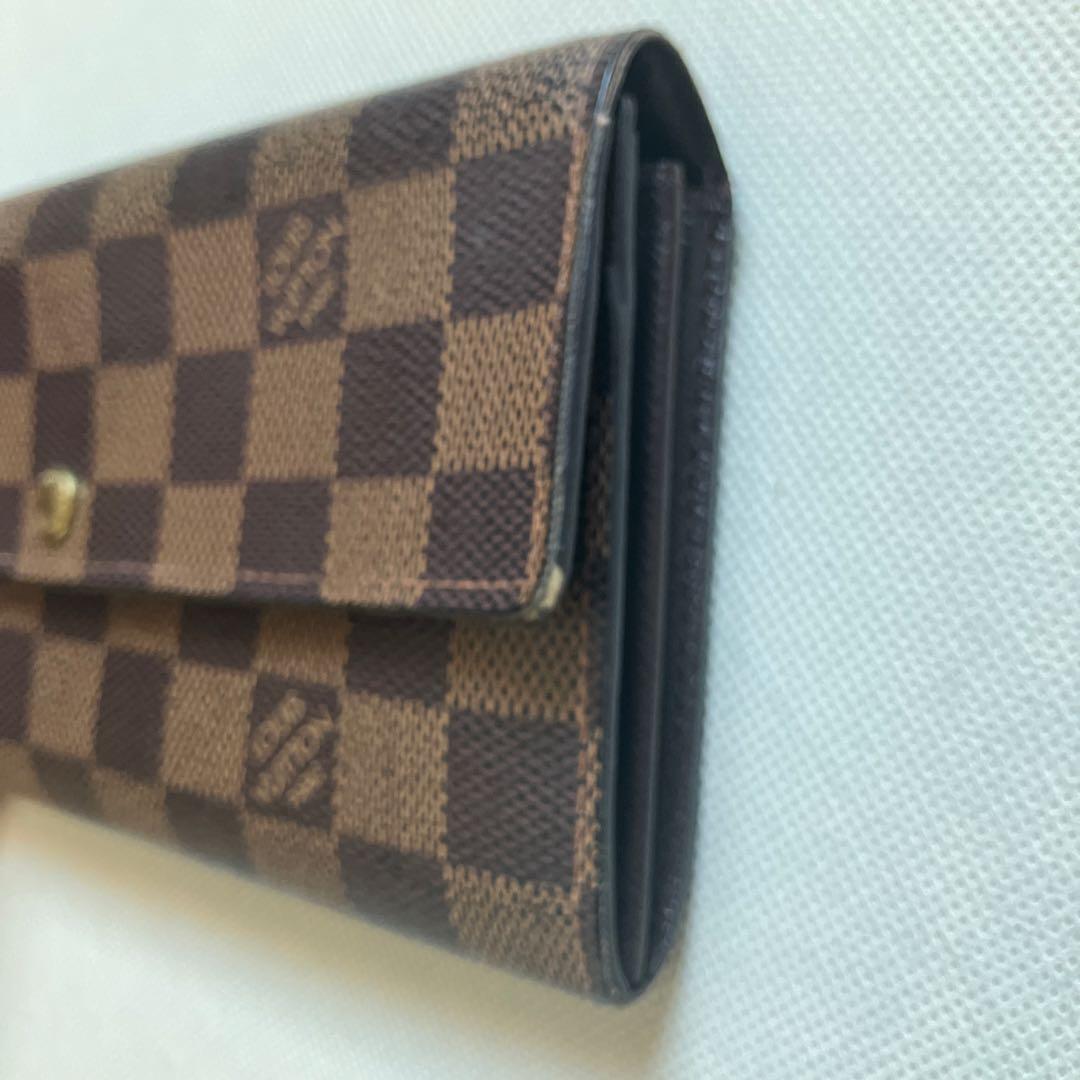 【あーちゃん】ダミエ　長財布　二つ折り