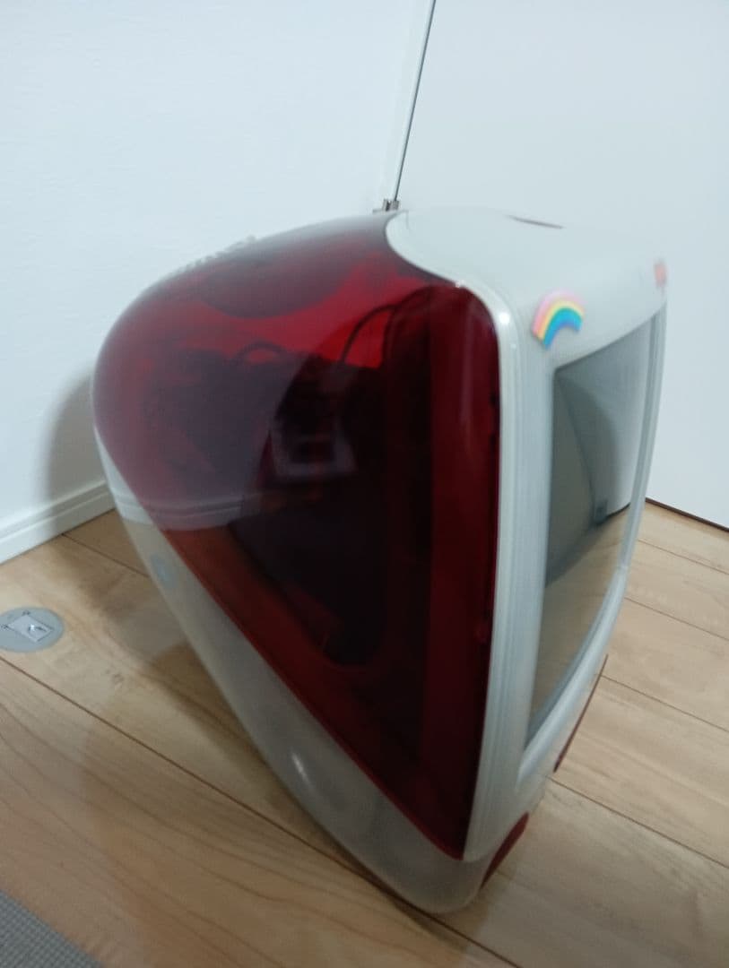 通電確認済み　初代 Apple iMac G3 スケルトンレッド