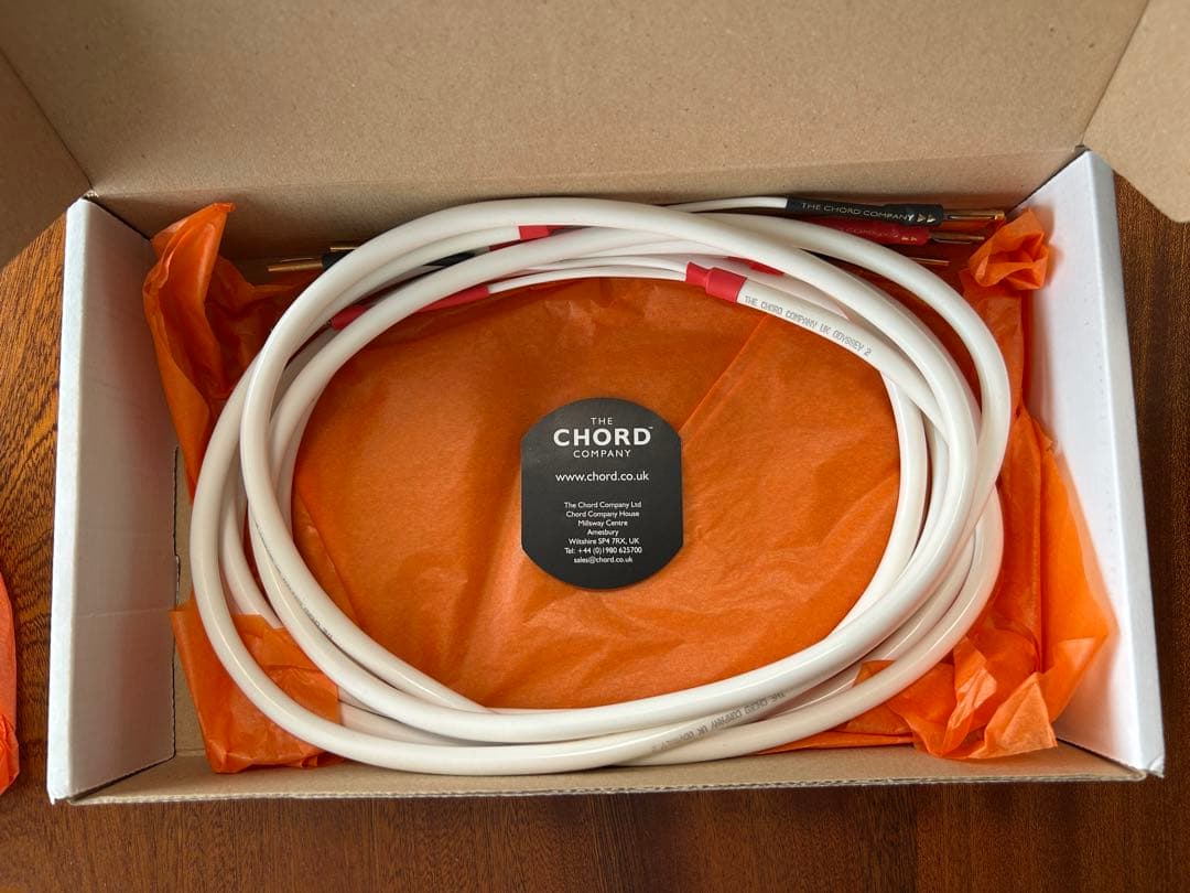 【未使用品】CHORD ODYSSEY2 スピーカーケーブル 2m バナナ端子