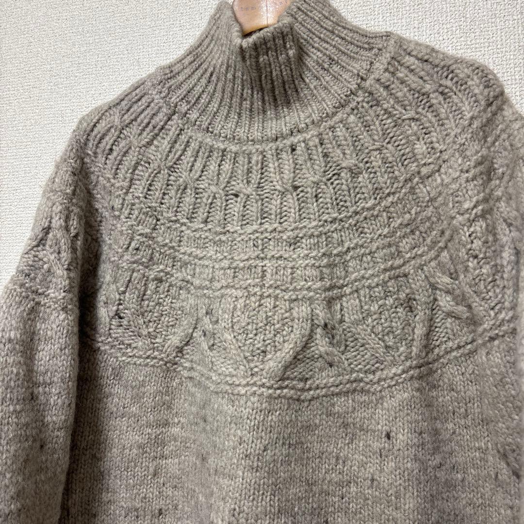 バトナー タートルネック ニットセーター 日本製