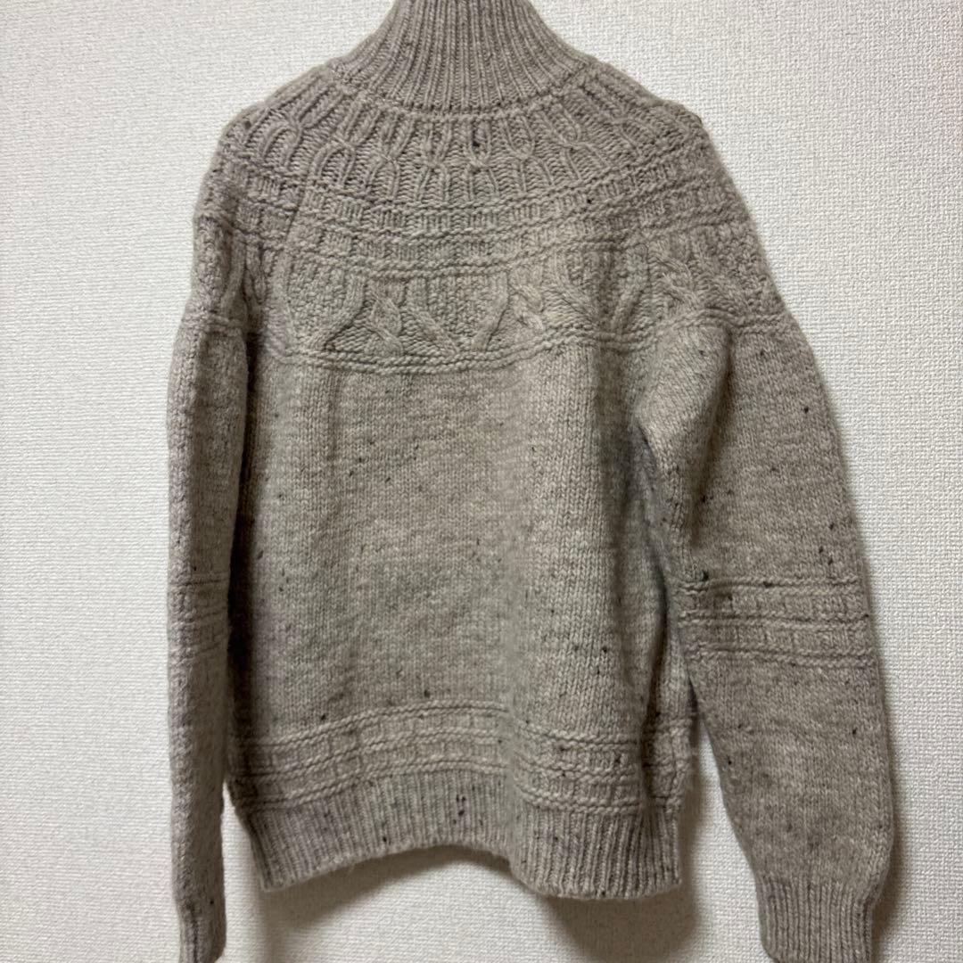 バトナー タートルネック ニットセーター 日本製