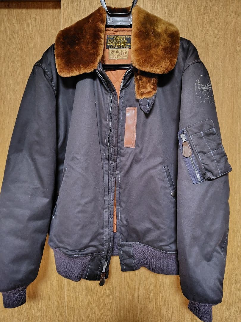 山*田様 美品！値下げ　バズリクソンズB-15 ネイビー　バックペイント　XX-