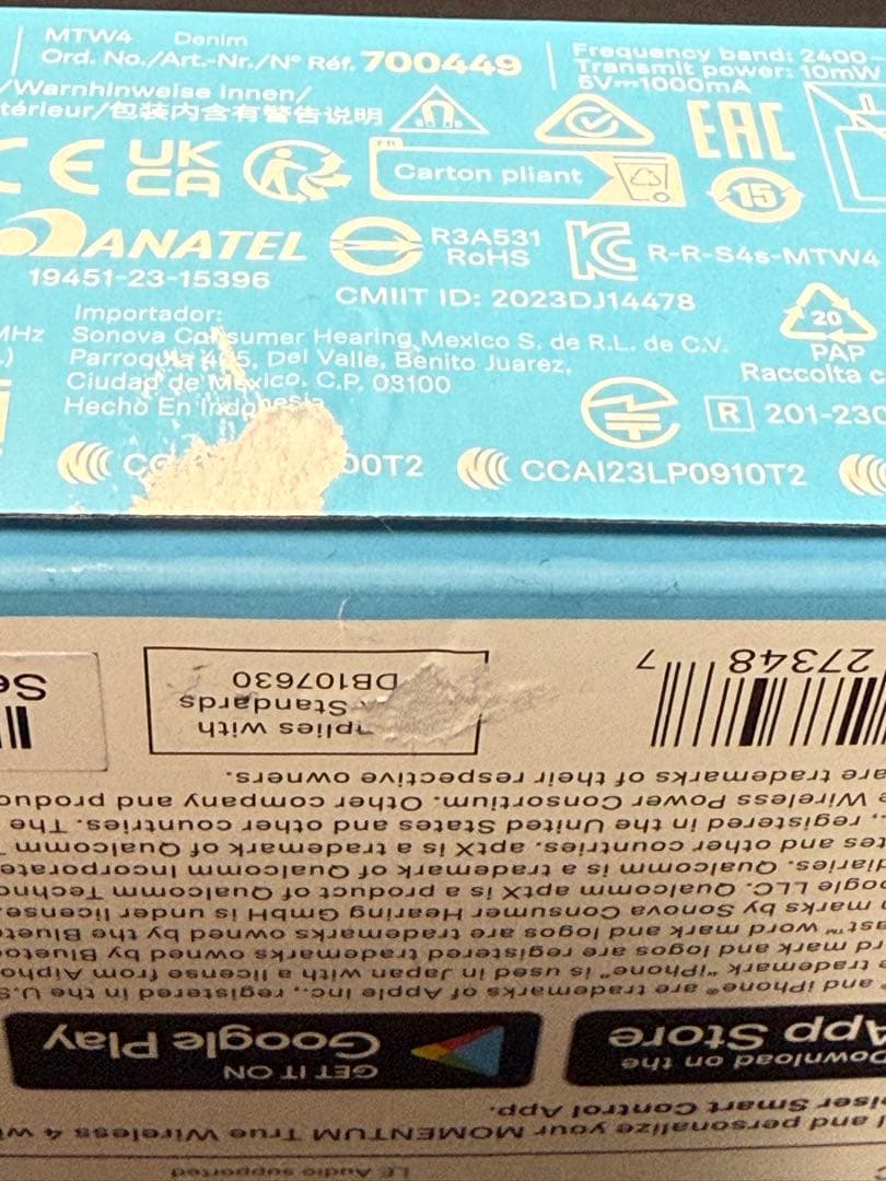 【美品】ゼンハイザー Momentum True Wireless 4　おまけ付