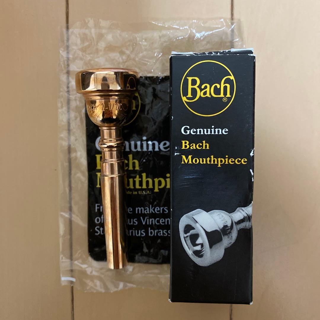 U*e様 【美品】Bach バック　トランペットマウスピース　2-1/2C ピン