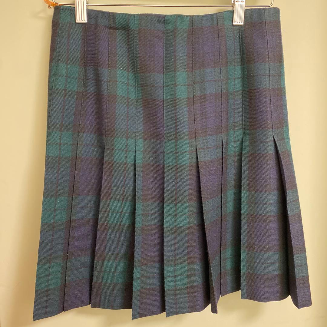 ラルフローレン ネイビー ブレザー160とチェック柄スカート7号セット