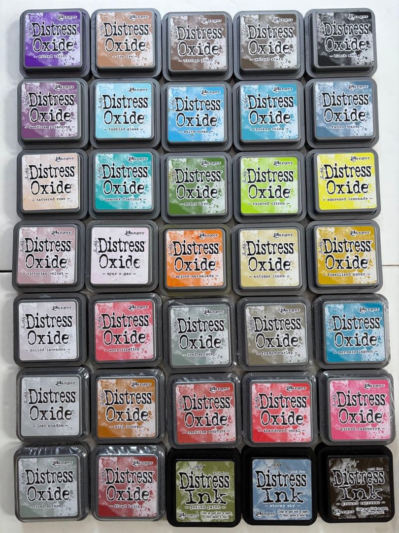 Distress Oxide & ink 35個