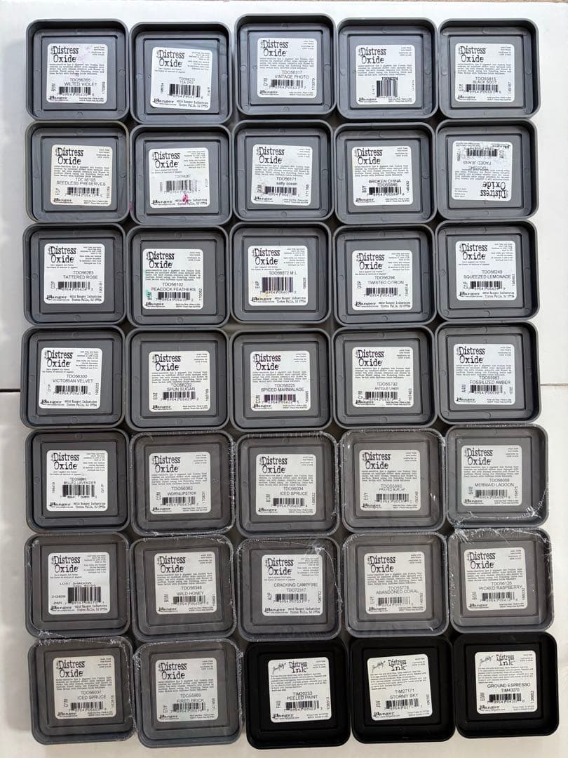 Distress Oxide & ink 35個